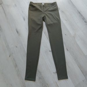 NY&Co olive skinny jeans